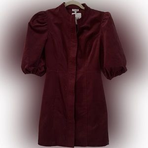 Fine wale corduroy mini dress NWT